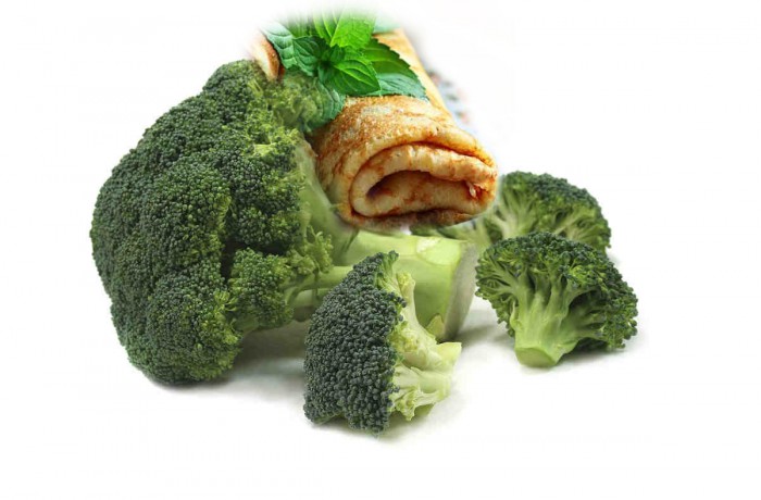 Naleśnik z brokułami